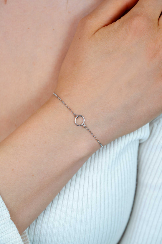 ZINZI zilveren armband met open rondje 16,5-19cm ZIA2523