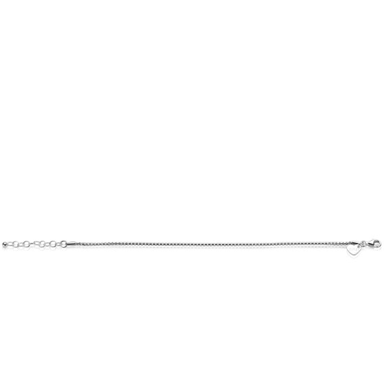 ZINZI zilveren ronde Venetiaanse schakel armband (1,8mm breed) 17-20cm ZIA2842