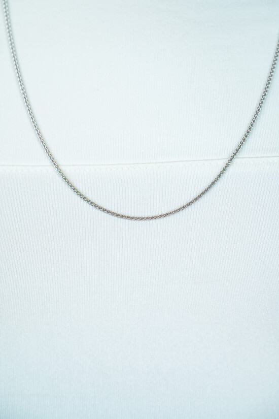 60cm ZINZI zilveren palmier ketting ZILC-P60