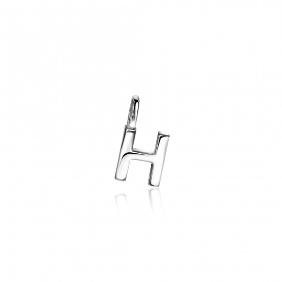 ZINZI zilveren letter hanger H ZIH2140H