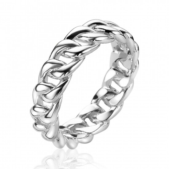 ZINZI zlv. ring gourmet 5.5mm breed mt.50