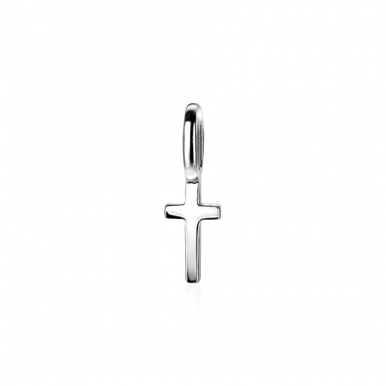 ZINZI zilveren hanger kruisje ZIH2082 (zonder collier)