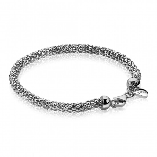 Zinzi zilveren schakelarmband 4,5mm breed 19cm ZIA1057