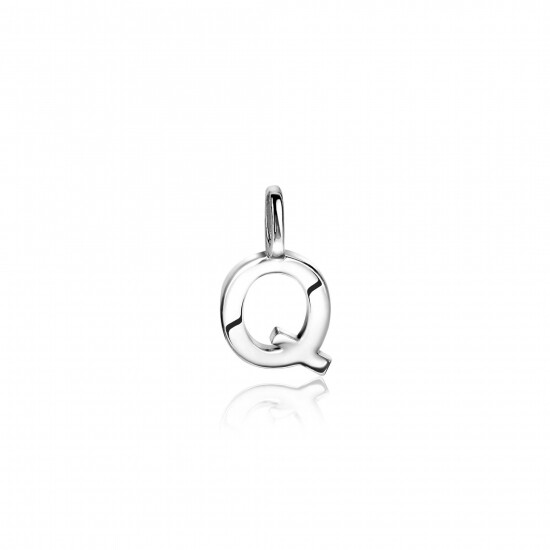 ZINZI zilveren letter hanger Q ZIH2140Q