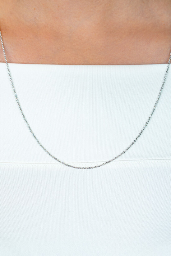 42cm ZINZI zilveren anker ketting ZILC-A42