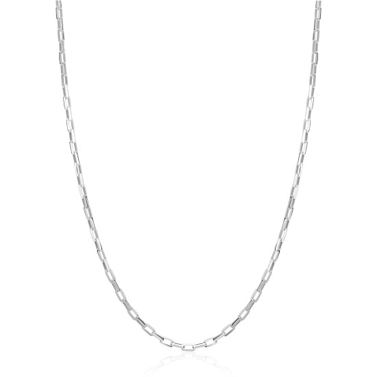ZINZI zilveren paperclip schakel ketting (2,2mm breed) 42-45cm ZIC2845