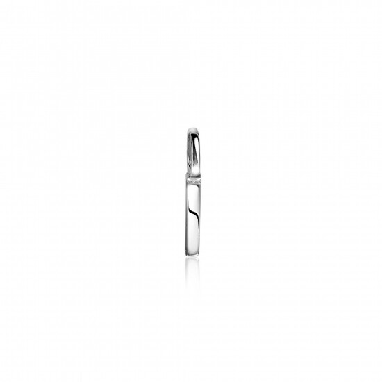 ZINZI zilveren letter hanger I ZIH2140I