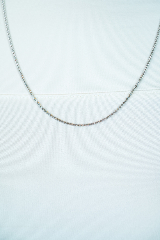 42 cm ZINZI zilveren palmier ketting ZILC-P42