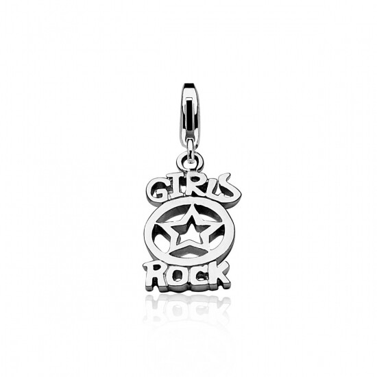 Zinzi zilveren bedel Girls Rock CHARMS273