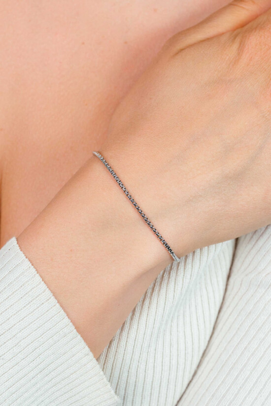 ZINZI zilveren ronde Venetiaanse schakel armband (1,8mm breed) 17-20cm ZIA2842