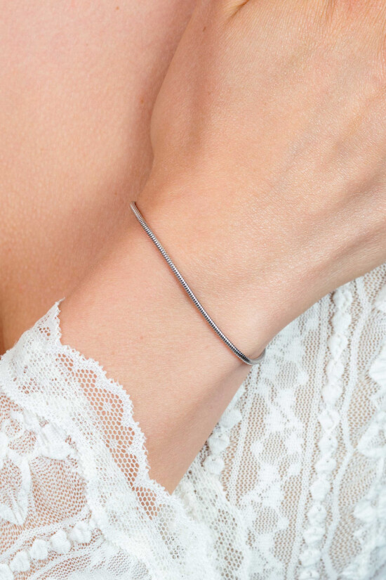 ZINZI zilveren ronde slangen armband (1,6mm breed) 17-20cm ZIA2848