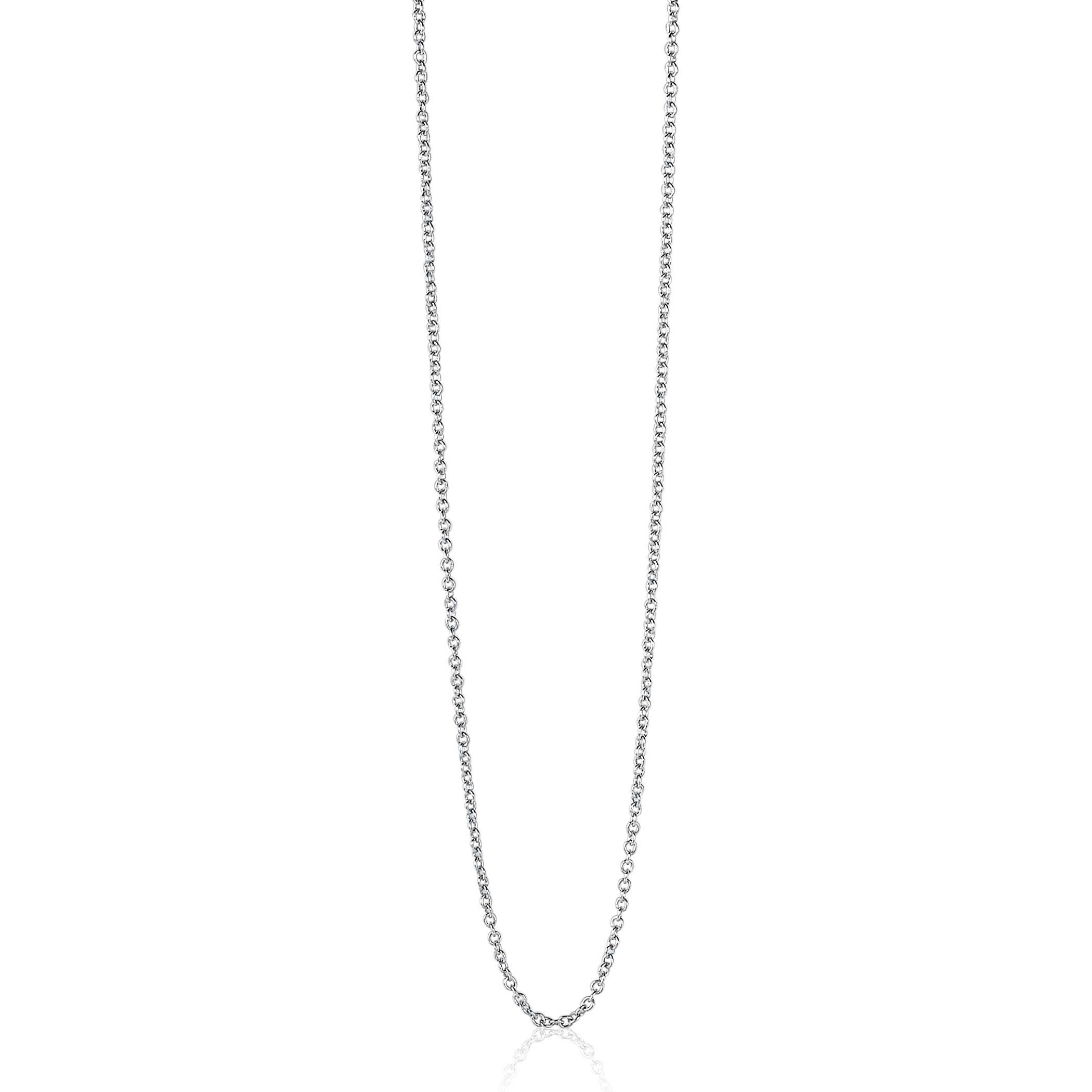 60cm ZINZI zilveren anker ketting ZILC-A60