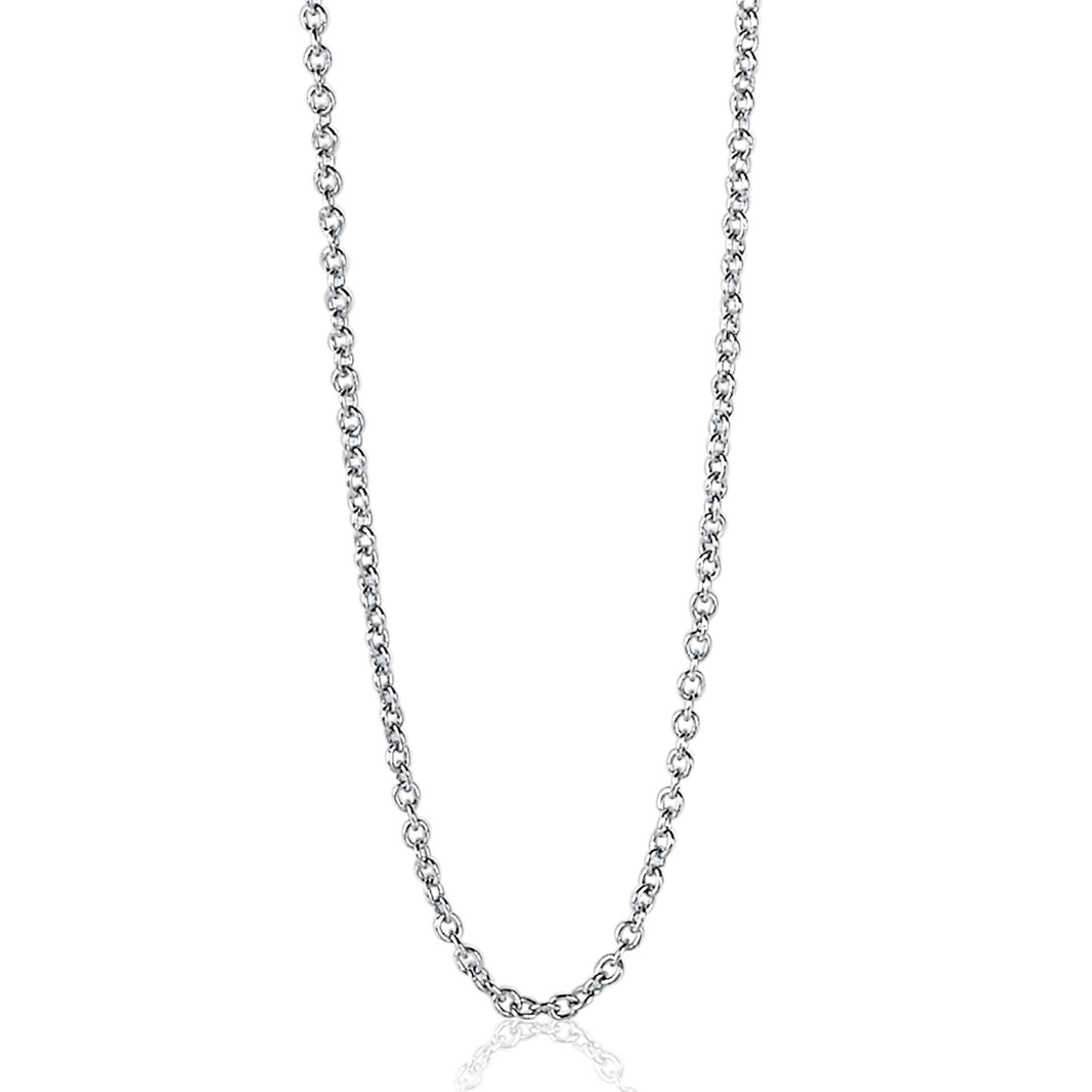 60cm ZINZI zilveren anker ketting ZILC-A60