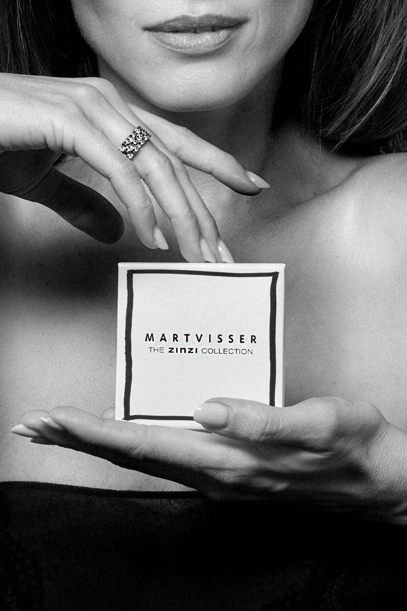 Mart Visser by ZINZI zilveren fantasie armband glad MVA3