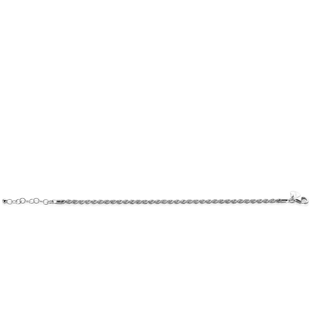 ZINZI zilveren koord armband 2,6mm breed ZIA2386