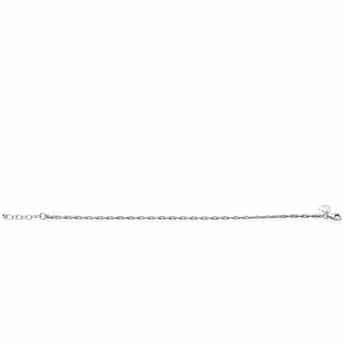 ZINZI zilveren schakel armband 2,3mm breed 18-21cm ZIA2648