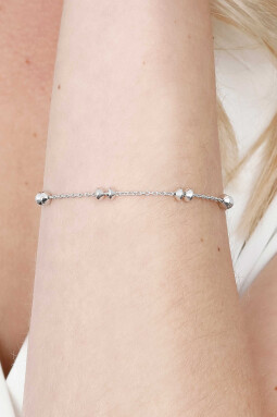 ZINZI zilveren schakelarmband met tol vormen ZIA2032