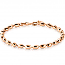 ZINZI zilveren fantasie armband rosé verguld 19cm ZIA1126R 