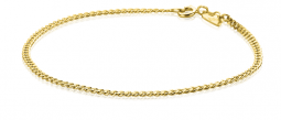 ZINZI Gold 14 karaat gouden gourmet armband 2,2mm breed ZGA293
