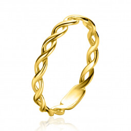 ZINZI Gold 14 krt gouden ring Infinity 2,5mm breed ZGR367