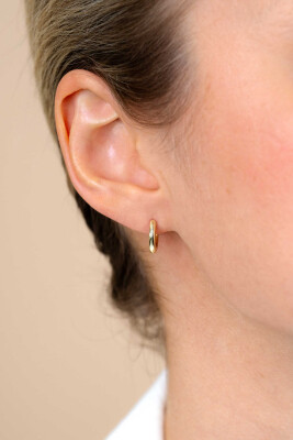ZINZI zilveren oorringen geel verguld 12 x 2mm ZIO194G