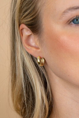 17mm ZINZI goldplated zilveren gladde oorringen met brede ronde buis 5mm met luxe klapsluiting ZIO2793G