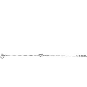 ZINZI zilveren armband met verbonden hartjes, witte zirkonia's 17-19cm ZIA2493