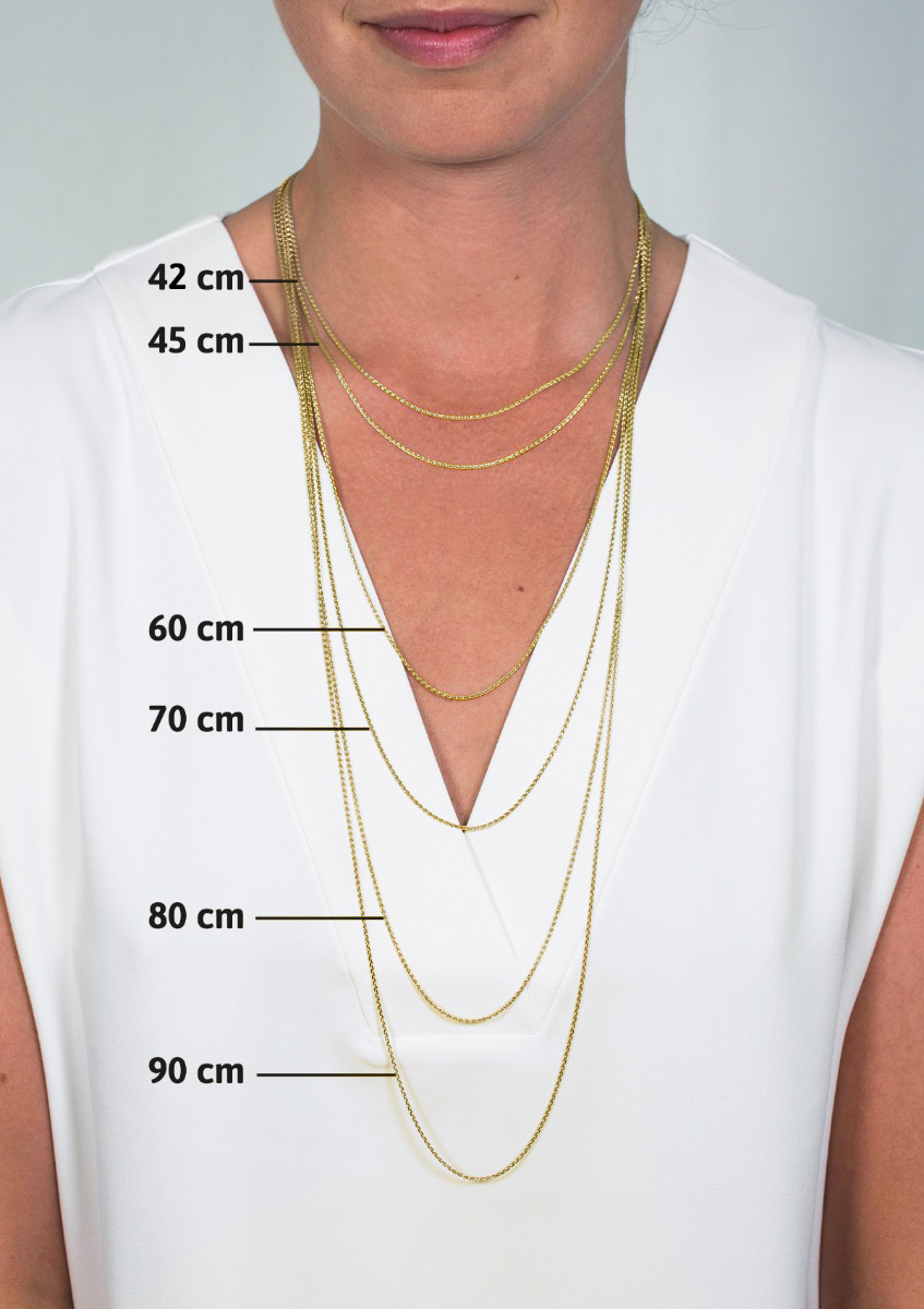 80cm ZINZI zilveren bolletjes ketting gold plated 0,9mm breed. ZILC-B80G