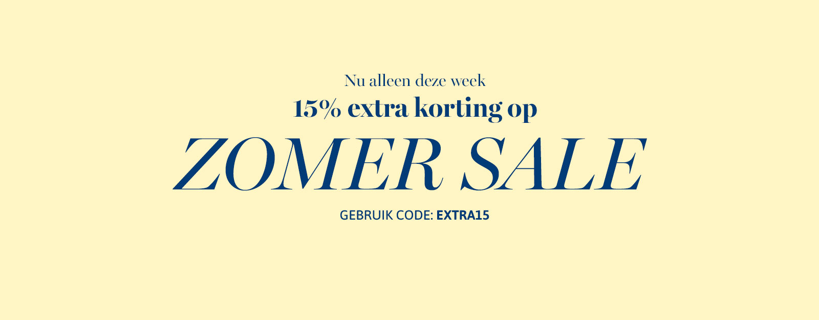 Zomer sale
